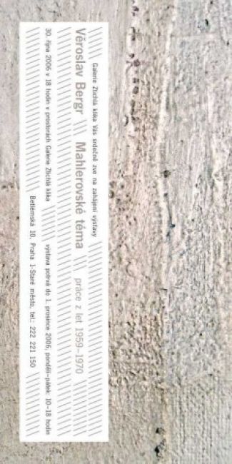 Mahlerovské téma (práce z let 1959- 1970)