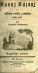 Rannj Kázanj na wssecky neděle a swátky celého roku. Rozdělení prvé, rozdělení druhé. - Pessmayer, Antonín