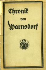 Warnsdorf mit seinen historischen Denkwürdigkeiten von dessen Gründung an bis zum Jahre 1850. ... Chronologisch dargestellt. - Palme, Alois