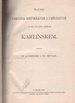 Soupis památek historických a uměleckých v politickém okresu karlínském. Díl XV. - Podlaha, Antonín