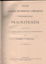 Soupis památek historických a uměleckých v politickém okresu prachatickém. Díl XXXVIII. - Mareš, F.