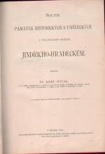 Soupis památek historických a uměleckých v politickém okresu jidřicho-hradeckém. Díl XIV. - Novák, Josef