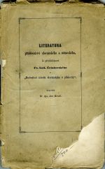 Literatura příslovnictví slovanského a německého či předchůdcové Fr. Lad. Čelakovského v "Mudrosloví národu slovanského v příslovích". Uspořádal ... - Hanuš, Ign. Jan