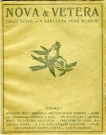 Nova & Vetera. Číso šesté. - Stříž, Antonín Ludvík (ed.)