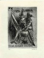 Ex libris Dr. Mr. Bohumír Rakušan. - Novák Jaroslav