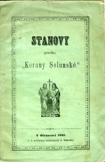 STANOVY (pravidla) "Koruny Solunské". - 