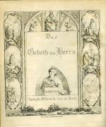 Pater Noster en 9 feuilles dessinées et gravées a l´eau forte par Joseph Fürich, accompagnées d´un texte détaillé par Antoine Müller, ... - Führich, Joseph