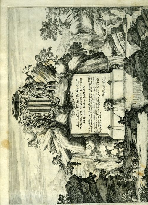 Le Fontane delle Ville di Frascati, nel Tusculano, con li Loro Prospetti, Parte Seconda, Disegnate, et Intagliate da Gio: Battista  Falda. 