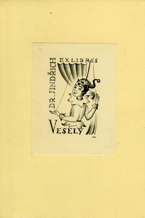 Třetí soubor exlibris. Litografie.