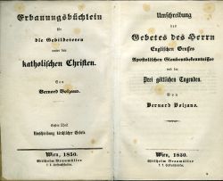 Erbauungsbüchlein für die Gebildeteren unter den katholischen Christen. ... Erster + Zweiter Theil.