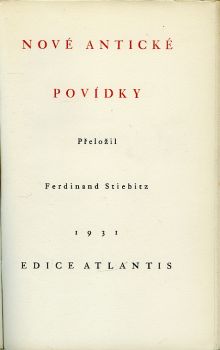 Nové antické povídky.
