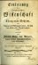 Einleitung zur kreisämtlichen Wissenschaft im Königreiche Böheim, zum Nutzen und Gebrauche derer, die sich von solchen einen Begriff beylegen wollen, verfasset von… kaiserl. Königl. öfentlichen Lehrer dieser Wissenschaft.  - MAYER, Johann Edel von