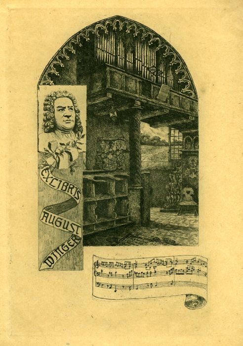 Ex  libris August Winger