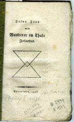 Jesua Joab an die Wanderer im Thale Josaphat. - 