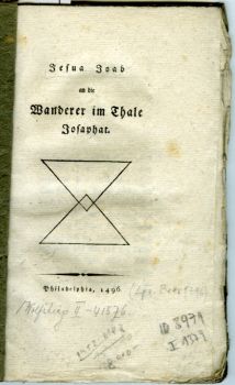 Jesua Joab an die Wanderer im Thale Josaphat.