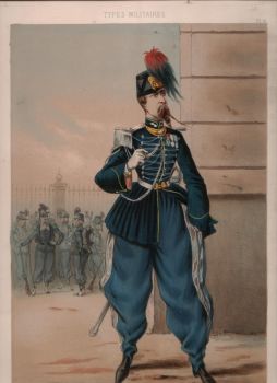 Francouzský oficír gardových pěších myslivců