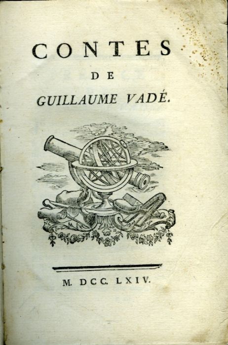 CONTES DE GUILLAUME VADÉ.