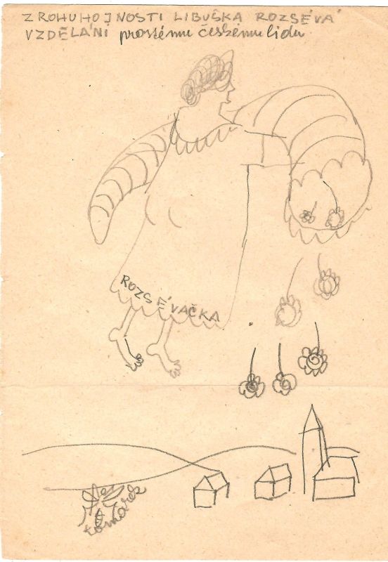 Z rohu hojnosti Libuška rozsévá vzdělání prostému českému lidu