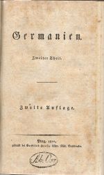Germanien. Zweiter Theil. - Künigl, Caspar Hermann hrabě von Ehrenburg