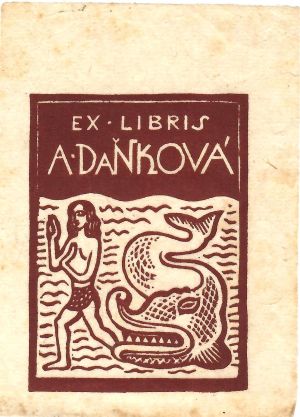 Ex libris A. Daňková - Tichý, František