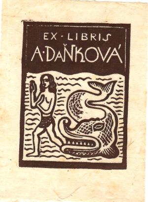 Ex libris A. Daňková - Tichý, František