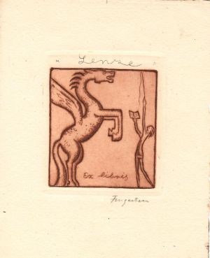 Ex libris Lenze - Fingesten, Michel