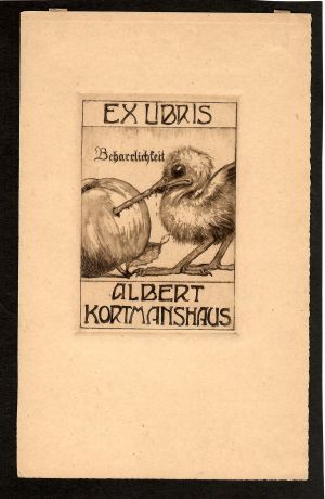 Ex libris Albert Kortmanshaus - Bayer, Jacob