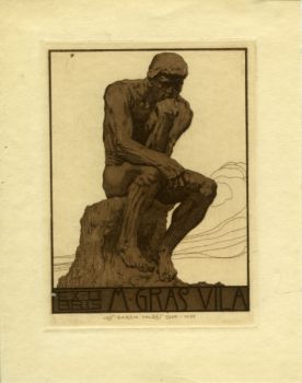 Ex libris M[iguel] Gras Vila