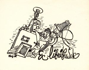 Ex libris Sudek - Tichý, František