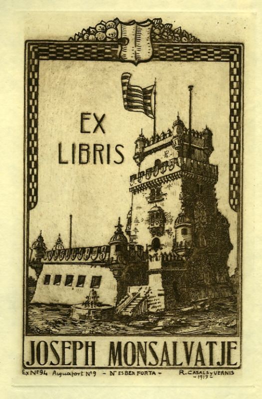 Ex libris Joseph Monsalvatje