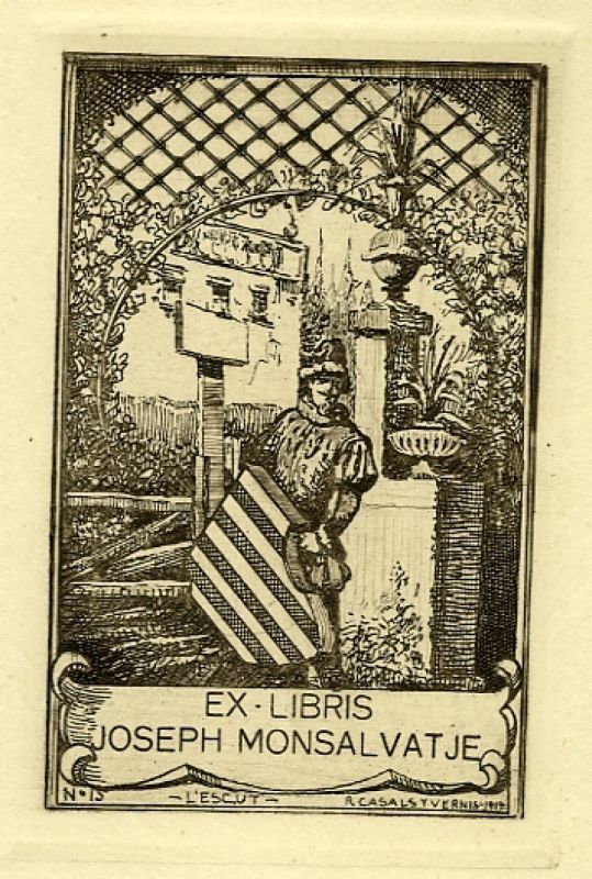 Ex libris Joseph Monsalvatje
