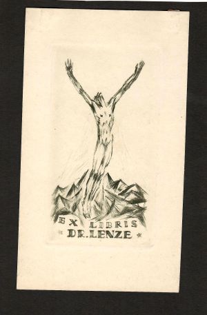 Ex libris Dr. Lenze - Freese, Hans Dietrich Georg