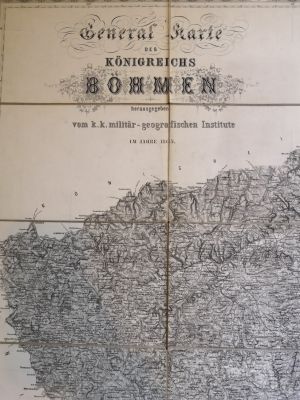 General Karte des Königreichs Böhmen - Mapy