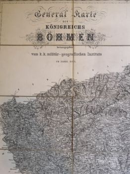 General Karte des Königreichs Böhmen