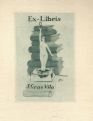 Ex libris S. Gras Vila - Flor, Francisco
