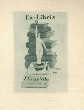 Ex libris S. Gras Vila