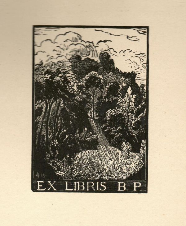 Ex libris B. P.