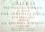 Galeria nel Palazzo Farnese in Roma del Sereniss, Duca di Parma etc. dipinta da Annibale Caracci intagliata da Carlo Cesio. - Carracci, Annibale 