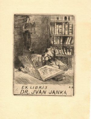 Ex libris Jvan Janka - Majer, Antonín