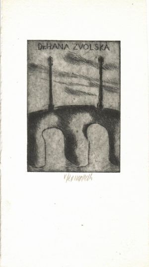 [Ex libris] Dr. Hana Zvolská - Komárek, Vladimír