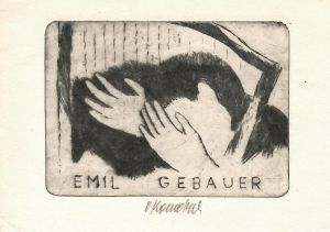 [Ex libris] Emil Gebauer - Komárek, Vladimír