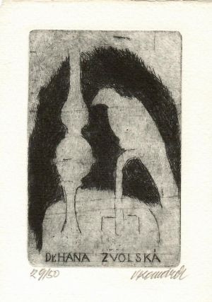 [Ex libris] Dr. Hana Zvolská - Komárek, Vladimír