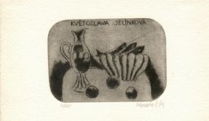 [Ex libris] Květoslava Jelínková - Komárek, Vladimír