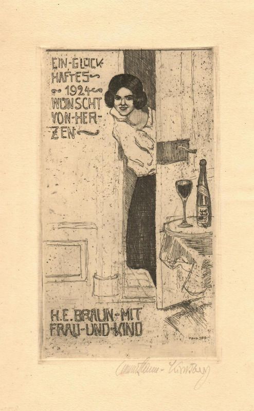 Ein Glückhaftes - 1924 - wünsch von Herzen