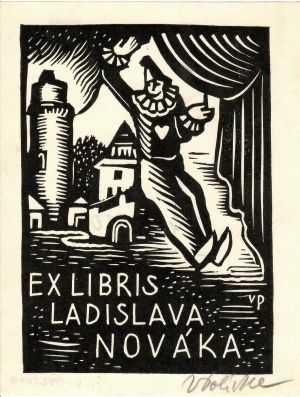 Ex libris Ladislava Nováka - Polívka, Václav