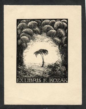 Ex libris F. Kozák - Kobliha, František