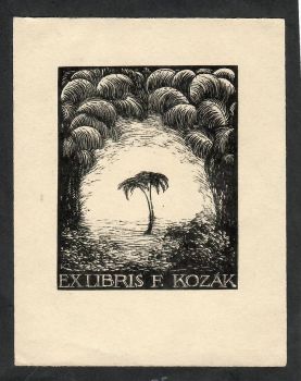 Ex libris F. Kozák