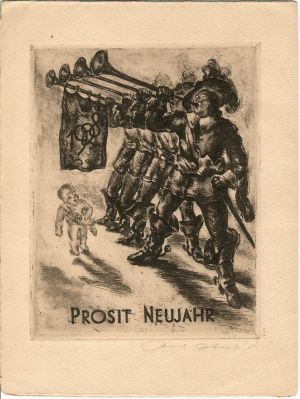 Prosit Neujahr 1928 - Stratil, Karl
