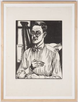 Selbstbildnis mit Zeichenstift