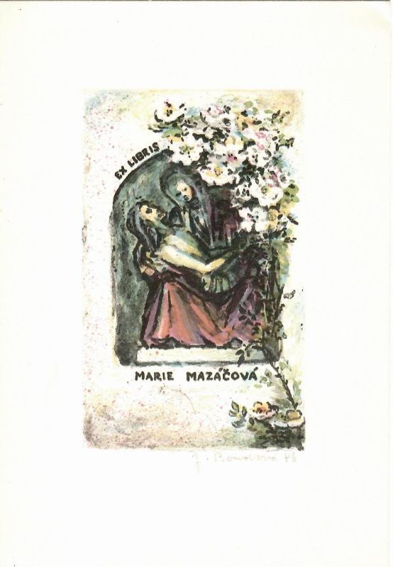 Ex libris Marie Mazáčová